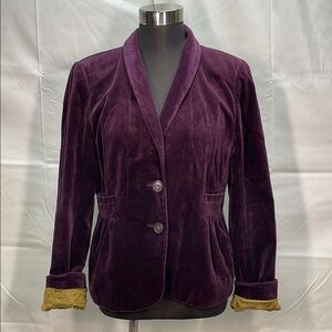 J.Crew Purple Velvet Women's Jacket blazer
